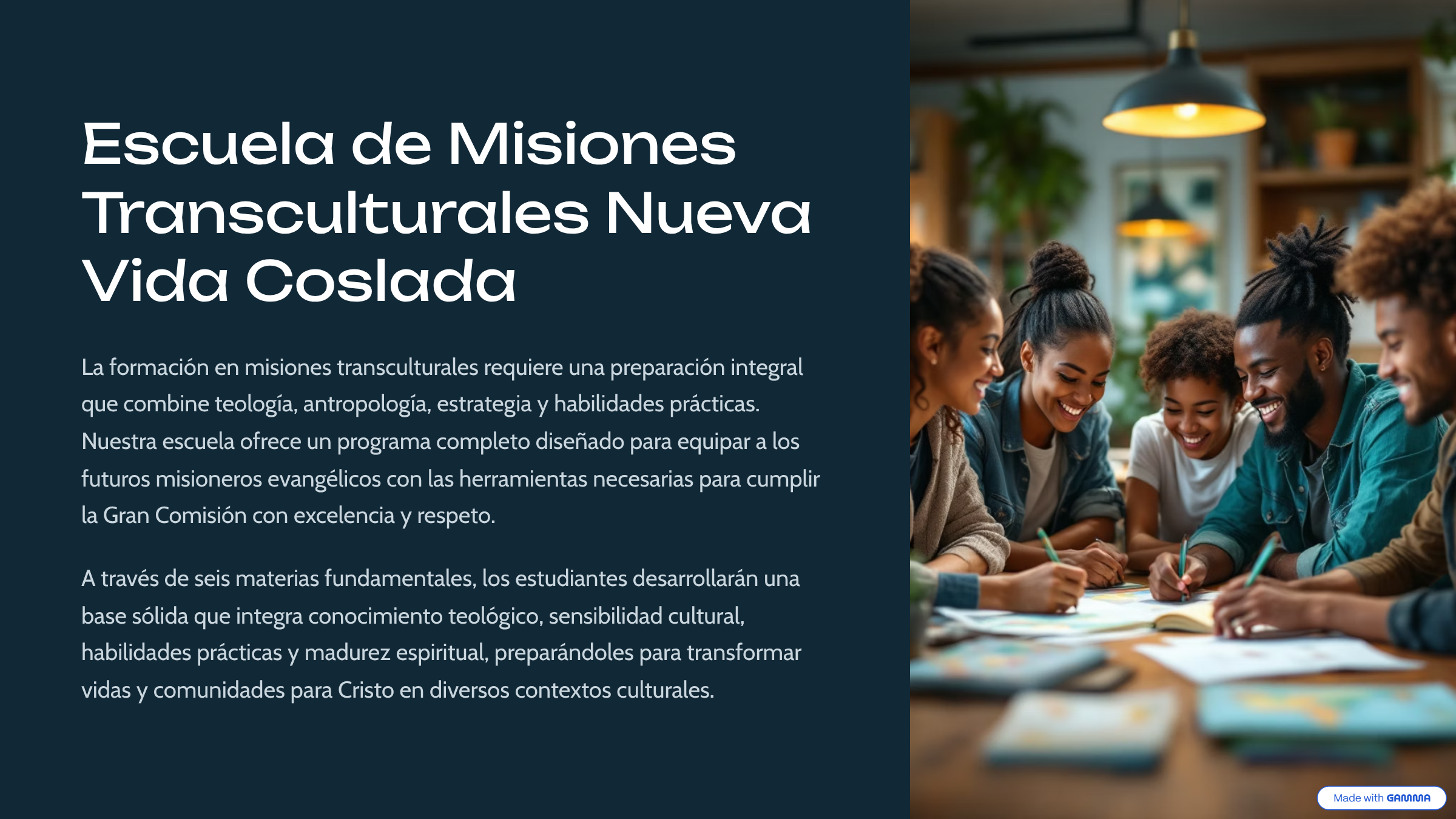 MISIONES TRANSCULTURALES
